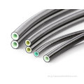 Elastomer PU manguera dos trenzas de fibra color negro 3/8 "SAE 100R8